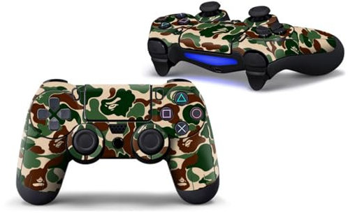 Wonhomke pour Manette PS4 Sticker en Vinyle pour Manette Playstation 4 Sticker Manette pour PS4 Skin PVC Sticker (PS4-001)