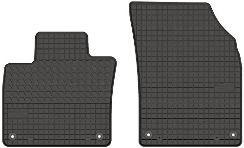 edecor Gummifussmatten Automatten Gummimatten Gummi Fußmatten für Volvo XC90 II ab Bj. 2014 VORNE