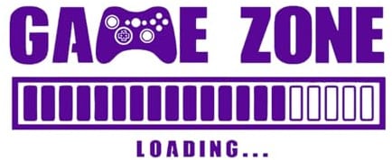 Wandaufkleber „Eat Sleep Game Zone Loading“, Spielzimmer, Jungenzimmer, Videospieler, Gaming-Spieler, Wandtattoo, Schlafzimmer, Vinyl-Dekor, groß – 56 x 138 cm