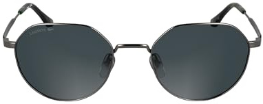 Lacoste Unisex Adult Sunglasses L268S - Gunmetal with Solid Grey Lens
