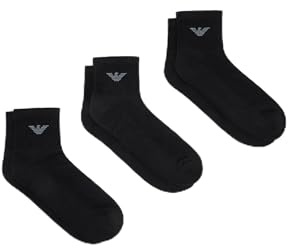 Emporio Armani Herren 3er-Pack Knöchelsocken