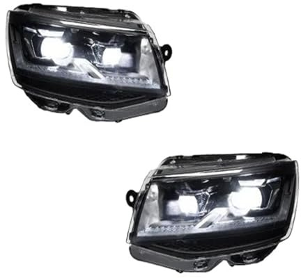 Auto Scheinwerfer Montage Für VW Für Multivan T6 2016 2017 2018 2019 2020 Upgrade LED Auto Scheinwerfer Projektor Doppel Objektiv Zubehör Auto Scheinwerfer Montage Fahrscheinwerfer Set Auto