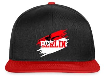 Spreadshirt Die Macht Aus Berlin Rot-Weiß Fußball Fan Snapback Cap