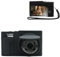 VOVMOEYA Étui en silicone pour appareil photo Lumix TZ99, avec protection d'écran ultra fine de 0,25 mm pour Panasonic Lumix TZ99, avec dragonne
