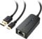 USB auf Fire Stick Ethernet Adapter - 10/100Mbps schnelle kabelgebundene Netzwerkverbindung, kompatibel mit Chromecast/Google Home Mini/Raspberry Pi Zero, mit 1 Meter USB-Stromkabel