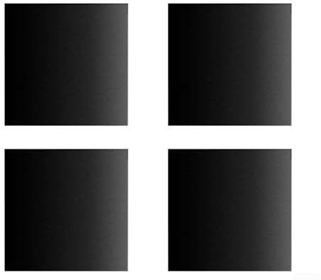 Lot de 4 tapis de cuisson antiadhésifs en fibre de verre 40 cm