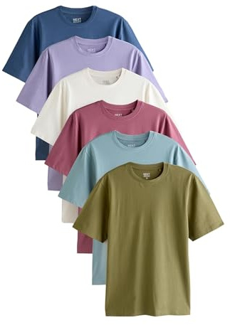 NEXT Herren T-Shirts, 6er-Pack