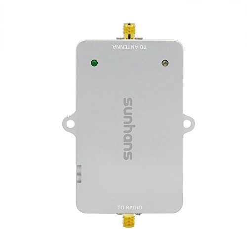 Sunhans Amplificador de señal WiFi inalámbrico 4000 MW 2,4 GHz 36 dBm Amplificador de señal inalámbrico Repetidor Extensor Doble Chip, para hoteles, fábrica, cámaras IP, Sistemas de hogar Inteligente