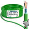 Cavo per bus EIB-Y (St) Y 2 x 2 x 0,8 mm, verde, cavo dati/cavo dati per installazione/bus per telecomunicazioni, molte lunghezze, da 5 metri a 100 metri, lunghezza selezionata: 10 metri