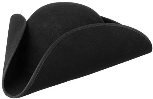 LIERYS Dreispitz Hut Wollfilz Herren Made in Germany schwarz 57 cm