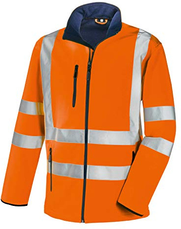 teXXor 4104-S Warnschutz-Softshell-Jacke Niagara, Größe S, Warnorange
