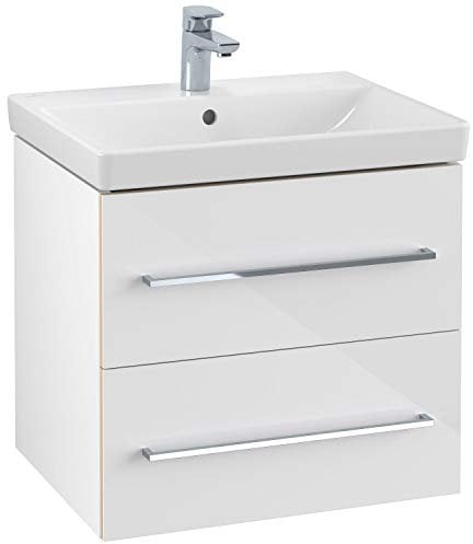 Villeroy & Boch Avento Waschbeckenunterschrank 567x520x447 mit 2 Schubladen Crystal White
