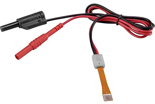 VOLTCRAFT MB-702 Batterie Messadapter - gerade Schwarz, Rot