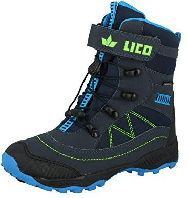 Lico Jungen Sundsvall Vs Schneestiefel, Marine Blau Lemon, 36 EU
