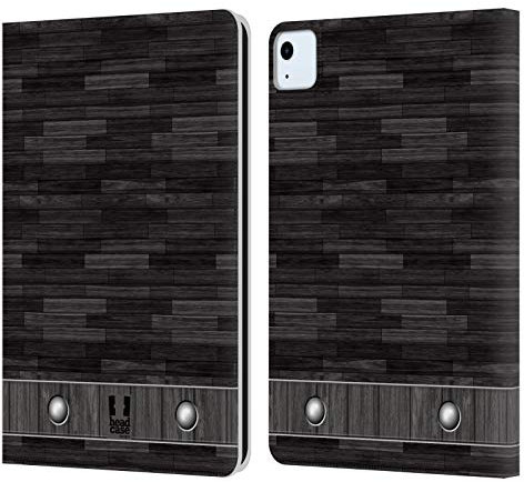 Head Case Designs Holz Industrielle Texturen Leder-Wallet-Hülle Kompatibel mit Apple iPad Air 11 2020/2022/2024/2025