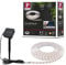 Paulmann 78896 LED Stripe Solar 3m inkl. Dämmerungssensor und Akku IP44 0,3W 48lm 60LEDs/m 2700K Warmweiß Schwarz Kunststoff