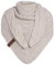 KNIT FACTORY - Dreiecksschal Sally - Damen Strickschal mit Wolle - Grob gestrickten Schal - Hochwertige Qualität - XXL Schal - 220x85 cm - Beige