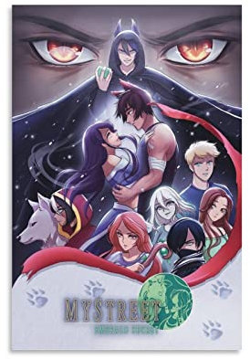 Aphmau Emerald Secret Poster Poster Dekorative Malerei Leinwand Wandposter und Kunstbild Druck Modern Familie Schlafzimmer Dekor Poster 50 x 75 cm Aphmau Eme