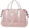 BAGAIL Reisetasche, Wochenendtasche für Damen, Übernachtung, Fitnessstudio, Tragetasche mit Nasstasche, Krankenhaus-Muttertasche für Arbeit und Lieferung, B-pink, Extra Large, Reisetasche