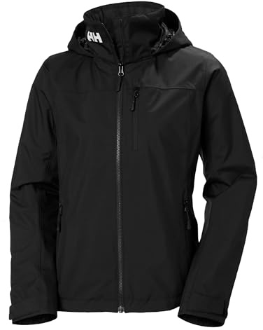 Helly-Hansen Women's Sportswear Crew Hooded Midlayer Jacket 2.0, 990 Black - Small