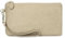 befen Leather Wristlet Purse for Women Small Clutch Phone Wallet Cute Small Pouch Bag with Wrist Straps-Vintage Pale Beige
