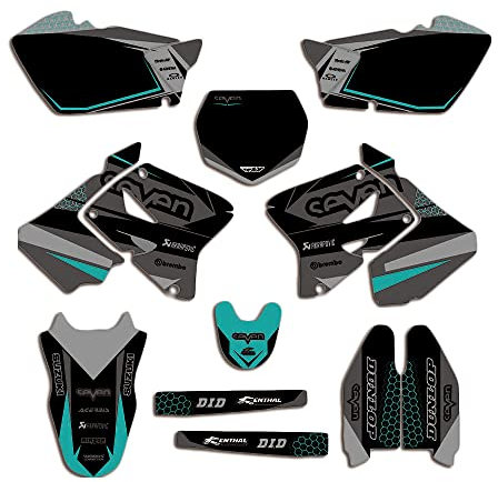 ENARUI Dekor Aufkleber Decals Graphics für Suzuki RM 125 250 RM250 RM125 2001-2012