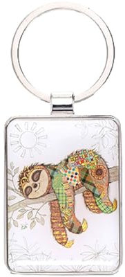 KIUB Porte clef Rectangle Paresseux - collection KOOK