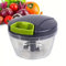 HOMEROKK PARIS Mini Hachoir Manuel - 3 en 1 - Hachoir Oignon Avec 3 Lames En Acier Inoxydable, Coupe Oignon Manuel avec Acier Inoxydable 3 Lames, Mixeur Manuel Coupe Ail pour Légumes, Viande - France