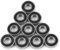 VOBOR Ball Bearings,6001-2RS Ball Bearings Und 10 Stück Double Protected Deep Groove Ball Bearings Für Industriemaschinen, Autos, Für Schiffe, Haushaltsgeräte, Gesundheitssystem (12 X 28 X 8 Mm)