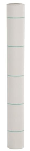 vidaXL Unkrautvlies, Gartenvlies gegen Unkraut, Unkrautfolie Wasserdurchlässig UV-stabilisiert, Unkrautflies Mulchfolie Bodengewebe, Weiß 1x50m PP