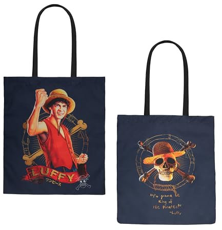 Cinereplicas ONE PIECE - Tote bag Luffy - 42 * 38cm - Licence Officielle