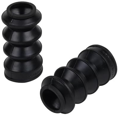 SYLXBM Copri forcella anteriore in gomma for moto, copripolvere, ghette, stivali compatibili con Sportster FX XL 883 1200 XL883