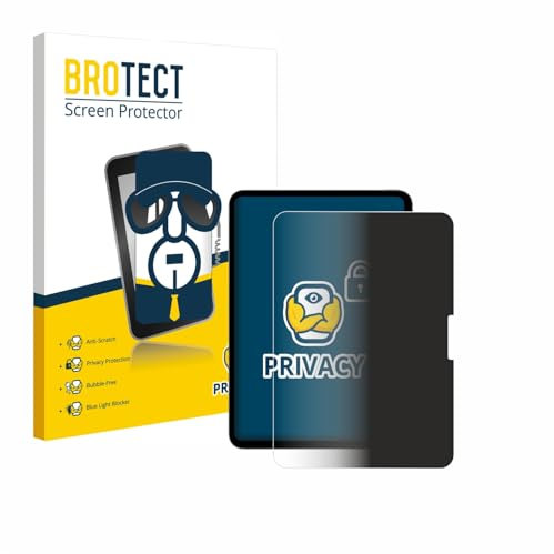 BROTECT Anti-Spy Blickschutzfolie für Apple iPad Pro 11 WiFi 2024 Privacy Screen Protector [Displayschutz-Folie, Sichtschutz, Blaulichtfilter]