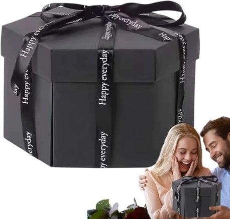 Romantische Geschenkbox, Liebesalbumbox, personalisierte Geschenkboxen, kreatives handgefertigtes Valentinstagsgeschenk, Fotoalbum für Freund, Freundin und Ehefrau, Geburtstag