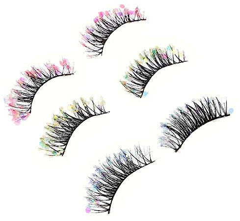 FRCOLOR 3paires Faux Cils Wispy Extensions De Maquillage Glamour Pour Performances De Scène Accessoires Élégants Et Night