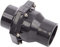 SDGBCXD， Valve Anti-Retour en PVC, clapet Anti-Retour en Plastique intérieur, vanne DN25 DN32 DN40 DN50 Universelle Verticale Horizontale 1 pièce ，Vanne en Plastique(Inner Dia.32)
