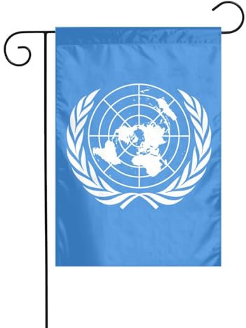 Gartenflagge Flagge Der Vereinten Nationen Camping-Flagge Doppelseitige Banner Langlebige Flag Für Wohnzimmer Balkon Innen 30X45Cm