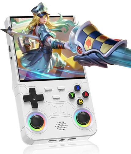 2025 Consoles de Jeux Portables Les Plus récentes de 128 Go Consoles de Jeux vidéo Portables avec Plus de 30000 Jeux Classiques avec des Jeux rétro HD Display de 4 Pouces 23+ émulateurs