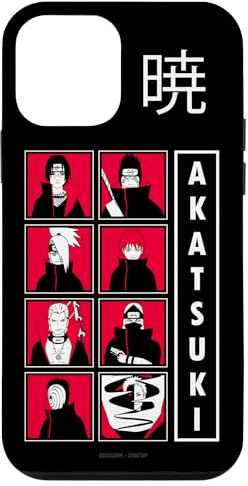 Naruto Shippuden Akatsuki Group Character Grid Anime Case for iPhone 12 mini