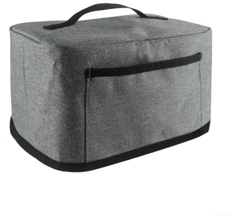 WIIYENA Grey Dust Cover for Mug Heat Press Machine, Quilted Scratch-Resistant Protector for Storage Pockets
