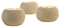 Set mit 3 Teelichthaltern PALLINA, Home Decor aus Matratze, typische Handwerkskunst. Handmade Product.