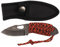 Fox Outdoor Redrope - Coltello, piccolo, slavato, manico avvolto