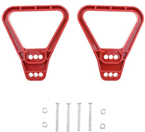 Sharplace Prise Remorque Treuil Prise Coupleur Poignée 2pcs, Rouge 175A