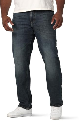 Lee, Big and Tall, Extreme Motion Relaxed Straight Jeans für Herren