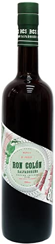Ron Colón Salvadoreño Coffee 70cl, 40.5% ABV, Dark aged Rum Blend Infused with Coffee
