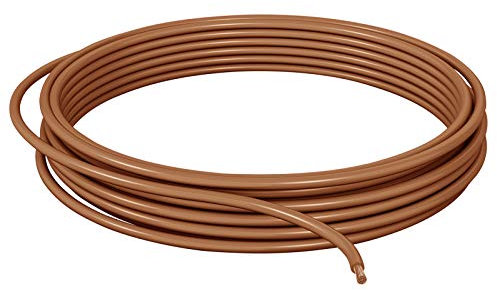 DCSk Cable para vehículos – 0,75 mm² – 10 m – FLRY B asimétrico – 0.75 mm² – Cable para Coche Trenzado – Marrón – 0 75 mm2