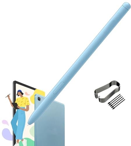 Samsung Galaxy Tab S6 Lite S Pen de Repuesto (EJ-PP610) - Stylus para Galaxy Tab S6 Lite con Puntas de Repuesto Gratis (Azul Angora)