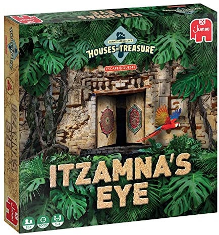 Jumbo, Escape Quests, Itzamna's Eye - Jonathan Eaton's Houses of Treasure, Escape Room Puzzle Game, 1-4 Players, Ages 16+