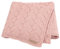 LAWKUL Babydecke 100% Baumwolle Zellulare Decke Weich Gestrickt Babydecken für Neugeborene Jungen Mädchen Kleinkind 100x80cm Rosa