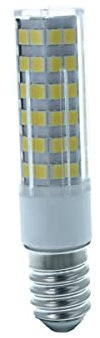 LEDLUX Bombilla LED E14 campana de cocina, E14, forma de maíz tubular, 5 W = 40 W, 430 lúmenes, Ø16 mm, longitud 72 mm